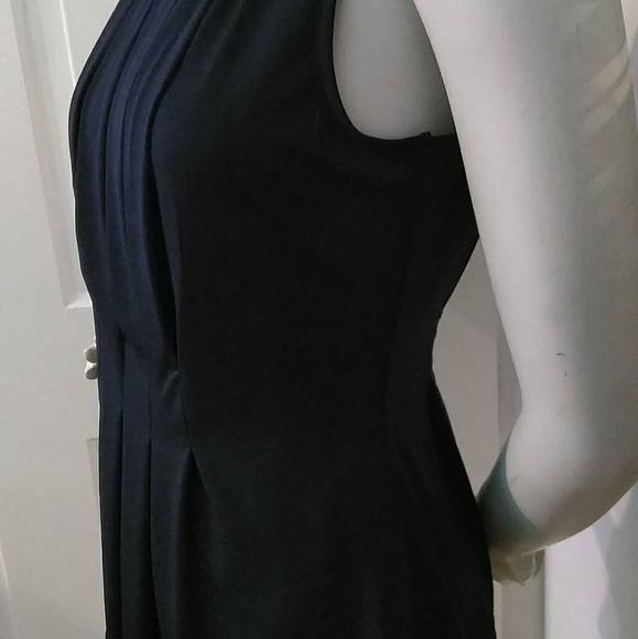 Max Studio Navy Sleeveless Top Small S - Picture 4 of 4